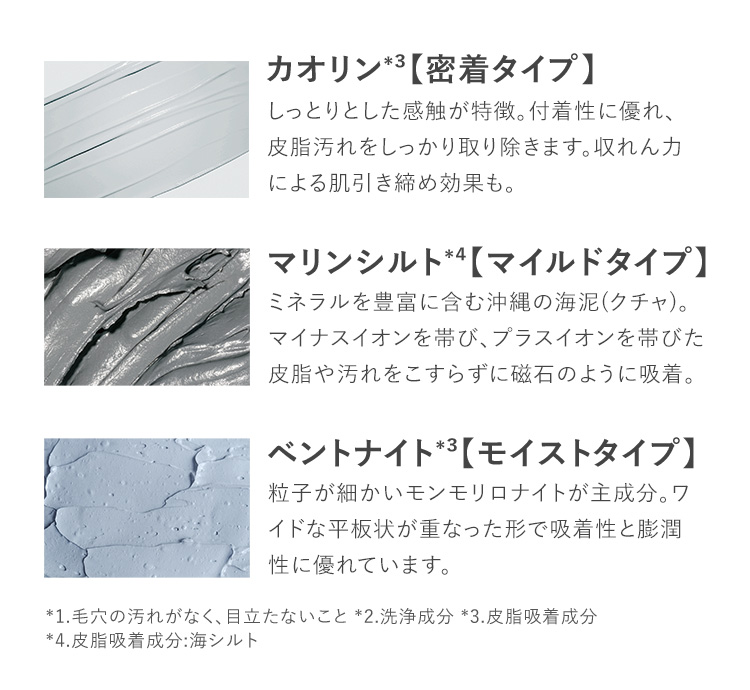 ポアクレイマスク