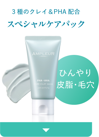 3種のクレイ＆PHA配合　スペシャルケアパック