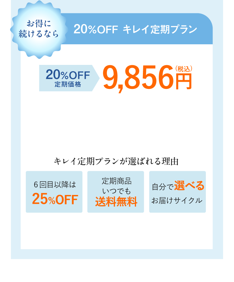 アンプルール 薬用リンクルブライトクリーム キレイ定期プラン 定期価格20％OFF　9,856円（税込）