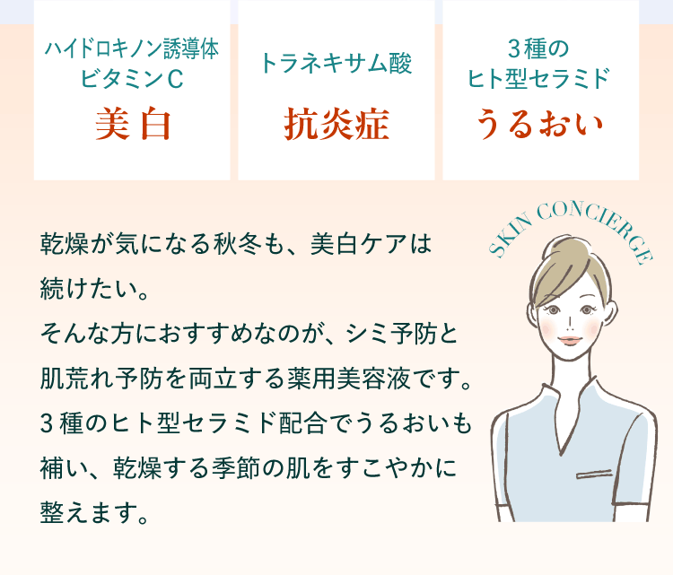 美白・抗炎症・うるおい